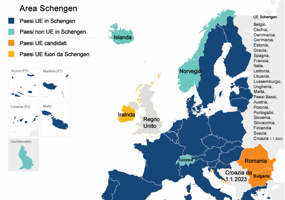 La libera circolazione e il sistema Schengen
